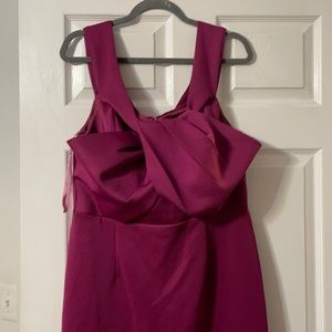 Burgundy bridesmaid dress size 14